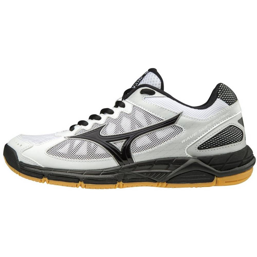 Scarpe Volley Mizuno Wave Supersonic Donna - Bianche/Nere - 06295-LSAQ